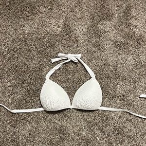 White bikini top